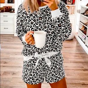 Leopard Pajama set